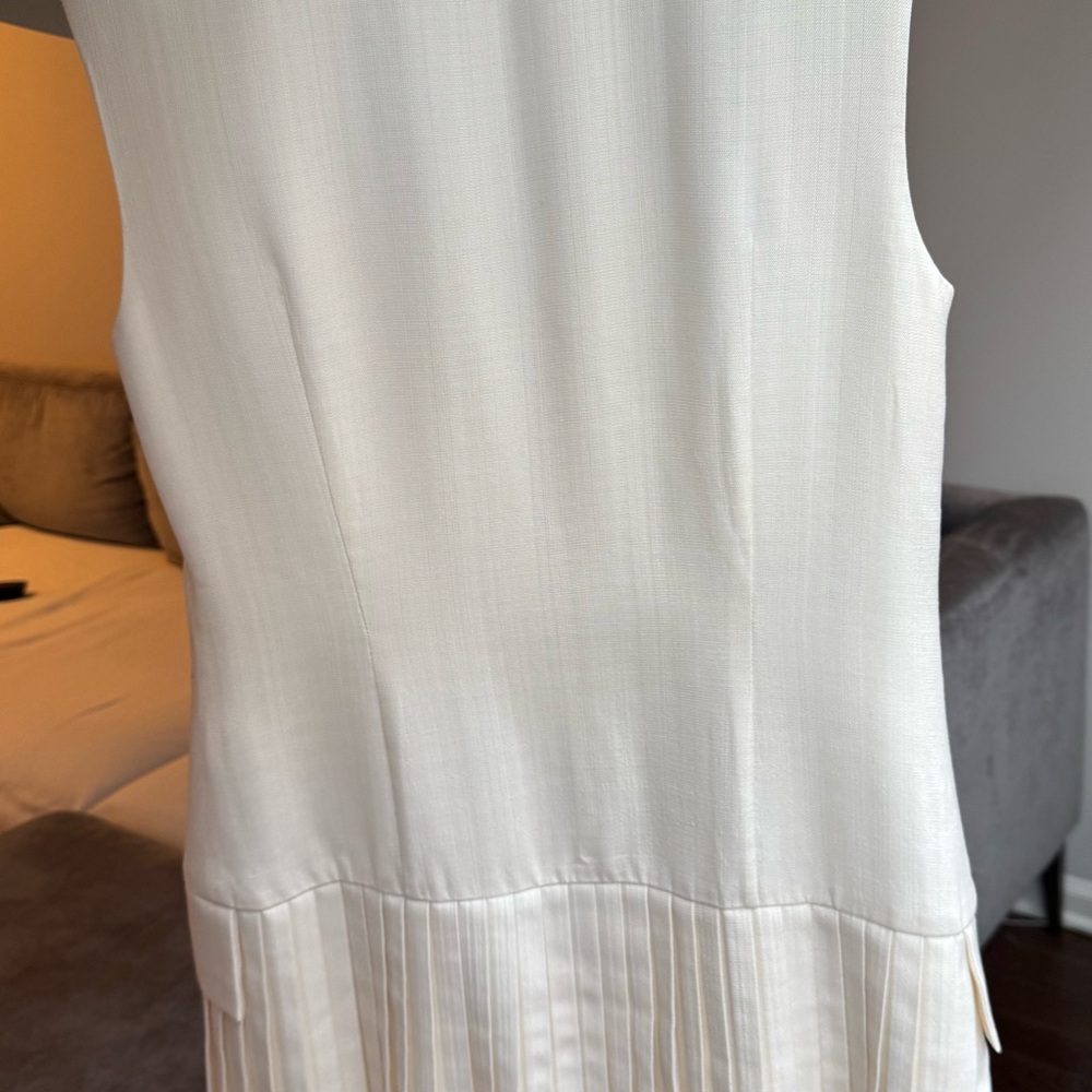 Sandro Ivory Sleeveless Blazer Dress - Picture 5 of 8